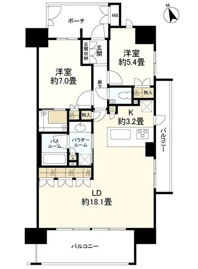 プレサンスロジェ池尻大橋 4F