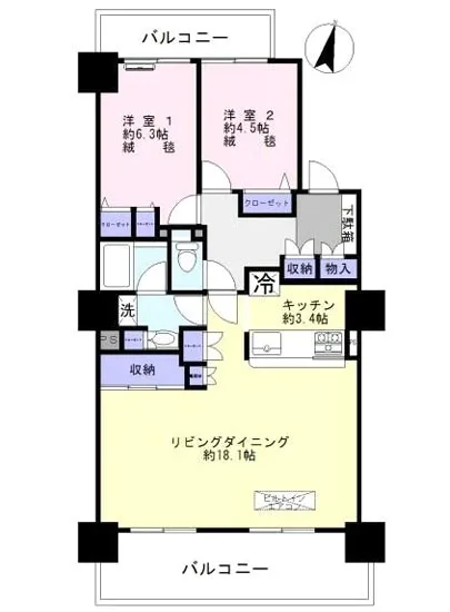 ヴィルヌーブタワー駒沢 13F