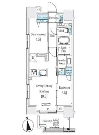コスモグラシア浅草 502