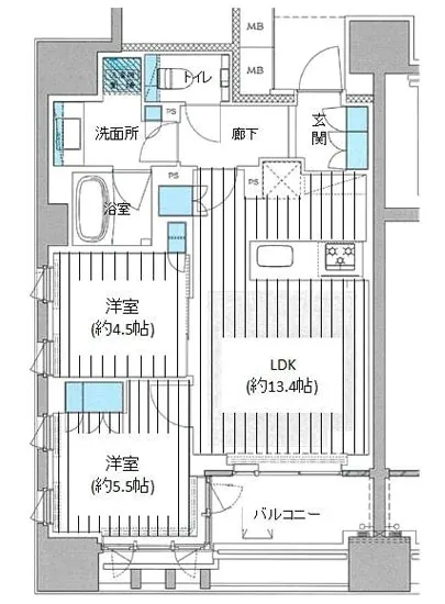 プレミスト東銀座築地エッジコート 501