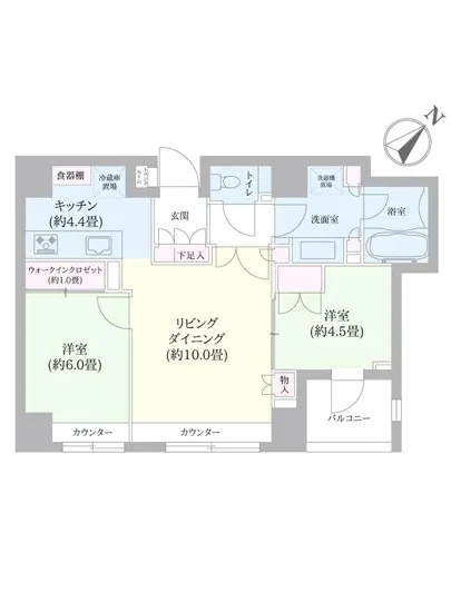 ザ・パークハウス日本橋蛎殻町 2F