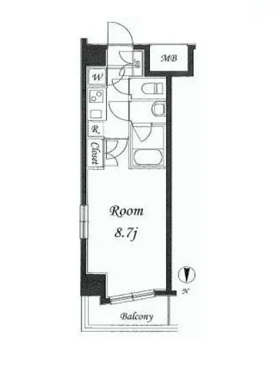 パレステュディオ三田 1106