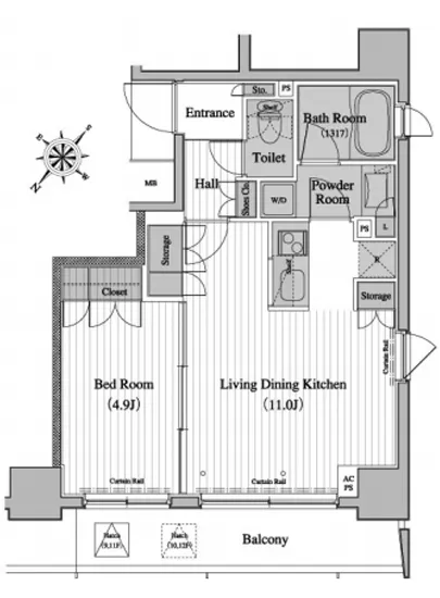 レジディア月島2 1001