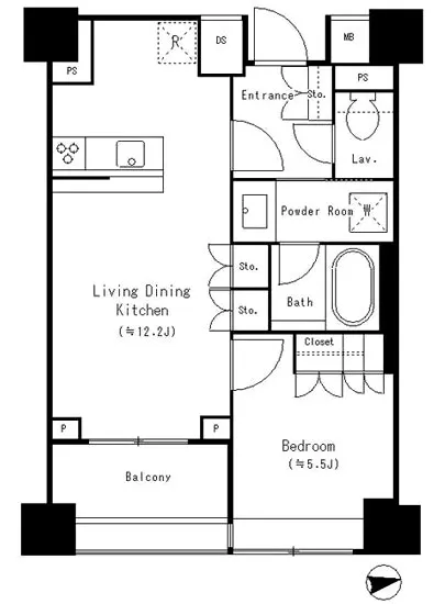 パークリュクス初台 204