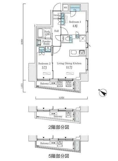 アジュールテラス日本橋浜町 201