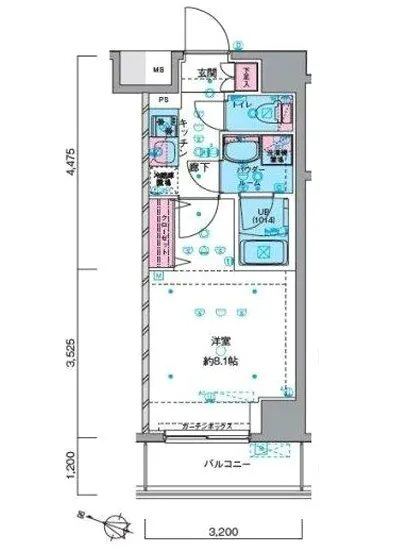 ジェノヴィア南千住2スカイガーデン 1102