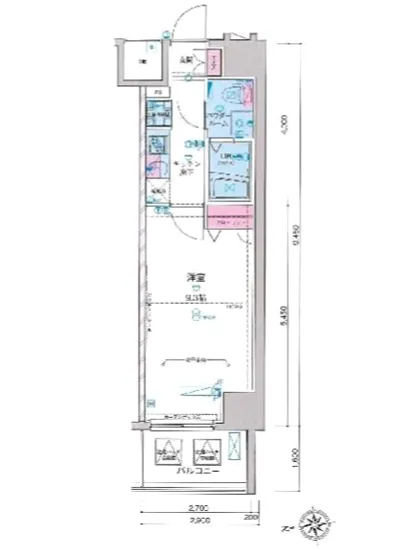 ジェノヴィア新宿グリーンヴェール 404