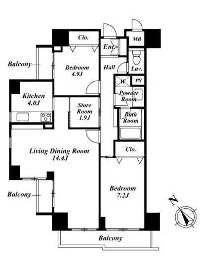 グランドメゾン三軒茶屋 5F