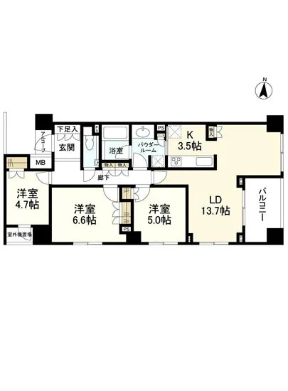 グランスイート神楽坂ピアース N-2F