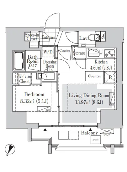 リブクオーレ神保町 601