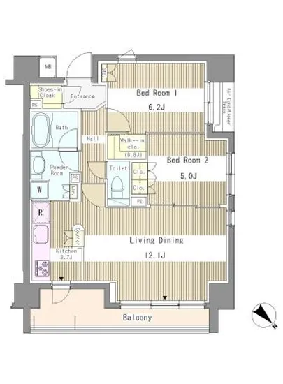 リベルテ月島 701