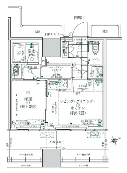 ローレルタワールネ浜松町 305