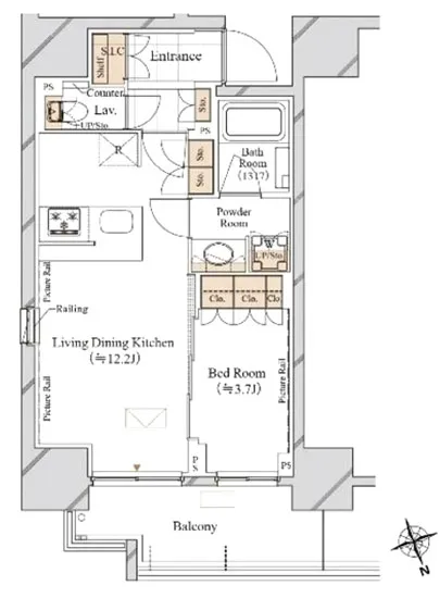 ブランシエスタ飯田橋 1003