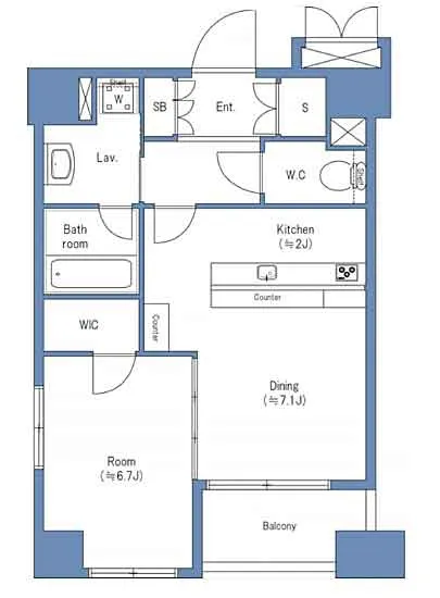 デュオ・スカーラ西麻布タワー イースト 4F