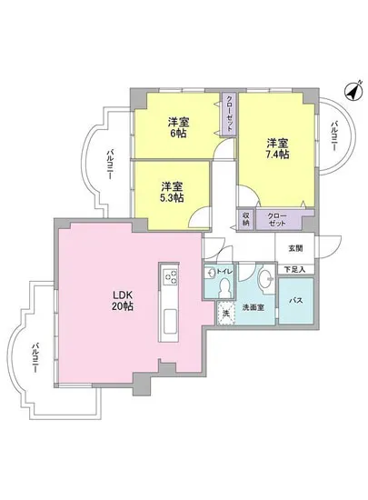 ブロンズストーン宇田川 206