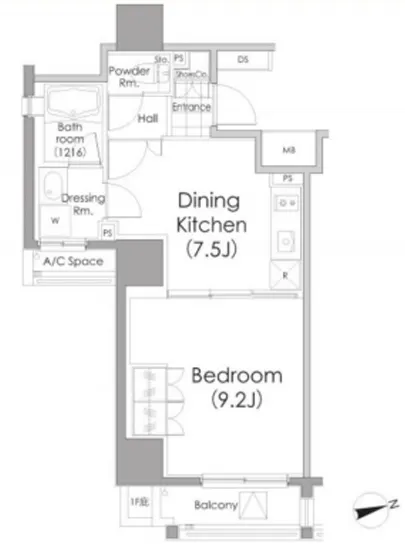 パークハビオ戸越 1303