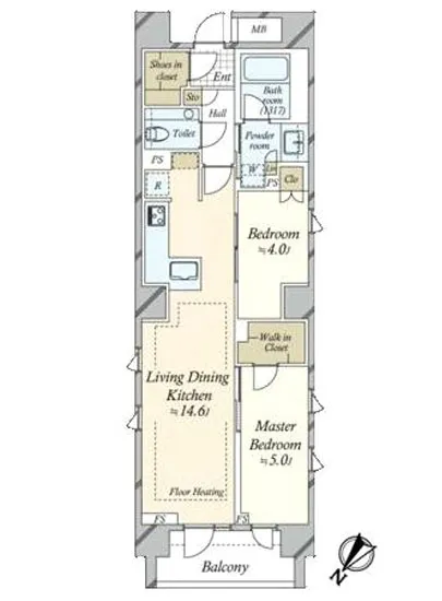 アスデュール日本橋人形町 5F