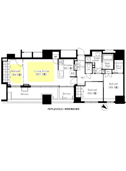 フレンシア築地 1102