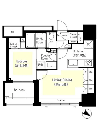 フレンシア築地 203