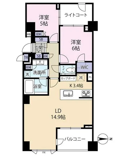 パークホームズ文京小日向ザレジデンス 2F