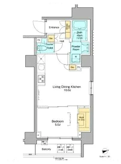 プラウドフラット上野松が谷 306
