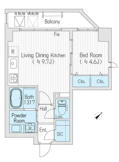 フラッツ美竹 501