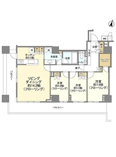 グランドメゾン三軒茶屋の杜 6F