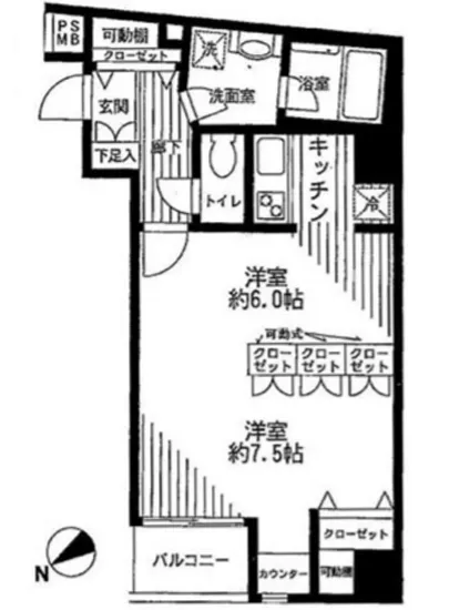 ドルチェ日本橋キャナルシティ 206