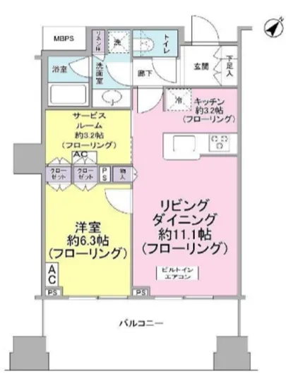 ル・サンク大崎ウィズタワー 8F