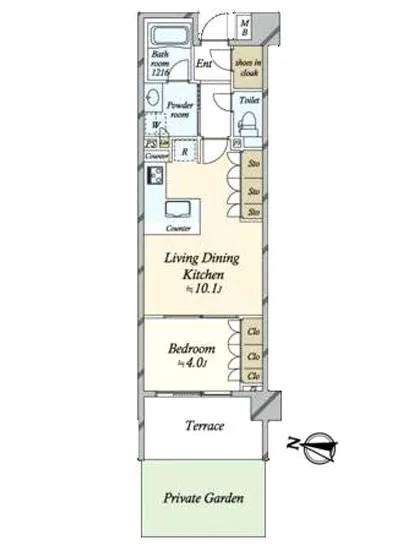 ブリリア神楽坂id 1F