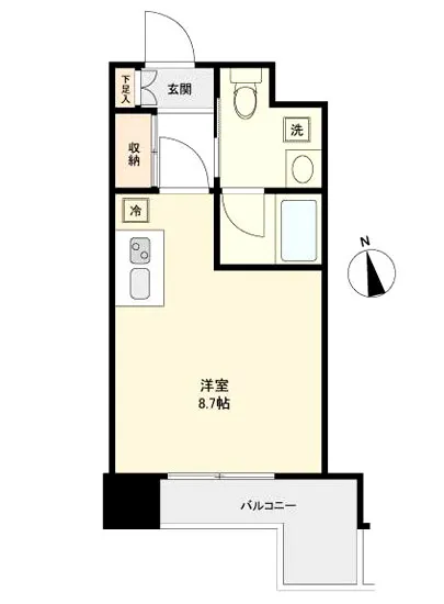 メゾンドゥニコラ大井 403