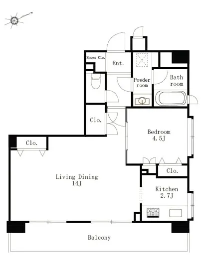 ビューネ渋谷桜丘 801