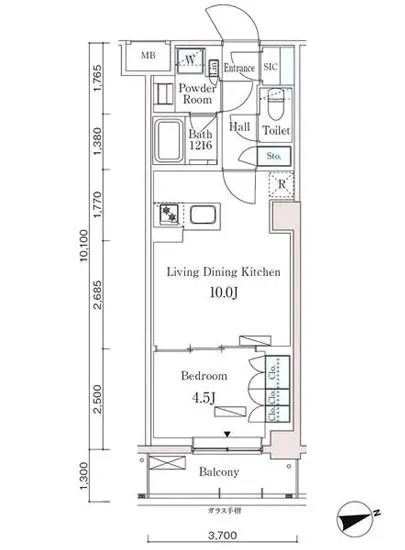 パークアクシス市谷左内町 303
