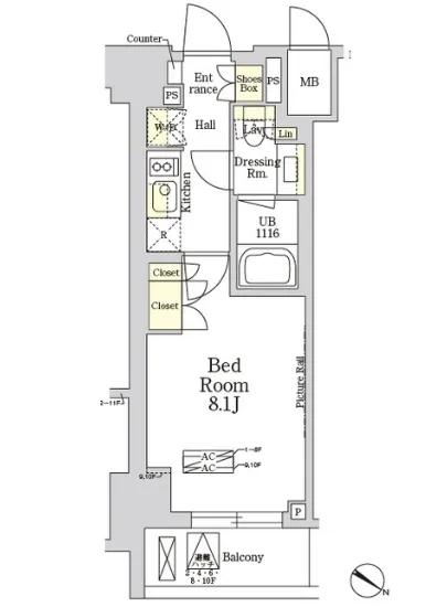 ザ・クラス南麻布 306