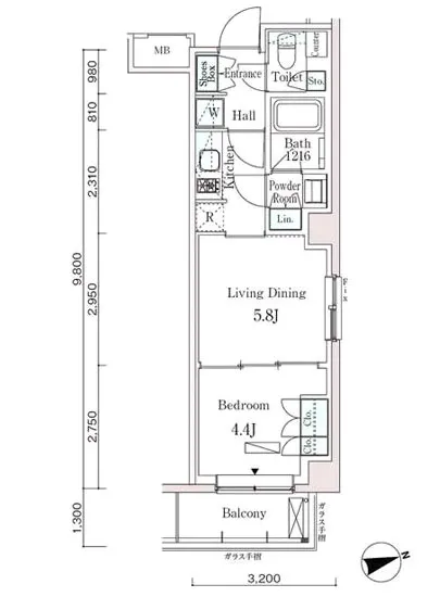 パークアクシス市谷左内町 205