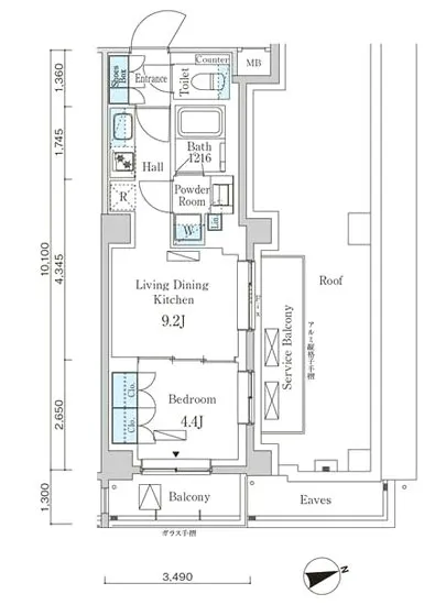 パークアクシス市谷左内町 502