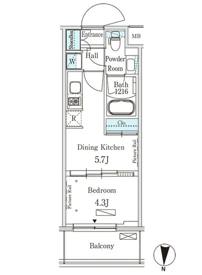 パークアクシス吾妻橋 202