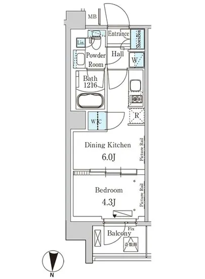 パークアクシス吾妻橋 303