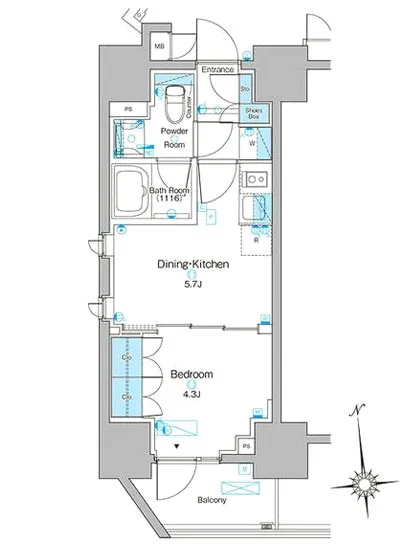 ルフォンプログレ東上野 1301