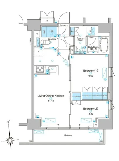 ルフォンプログレ東上野 1502