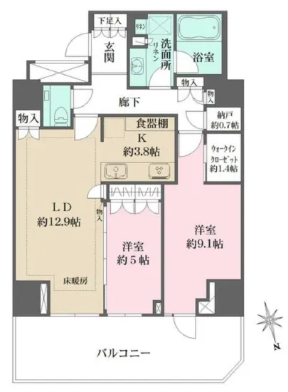 ザ・レジデンス四谷ガーデン 305