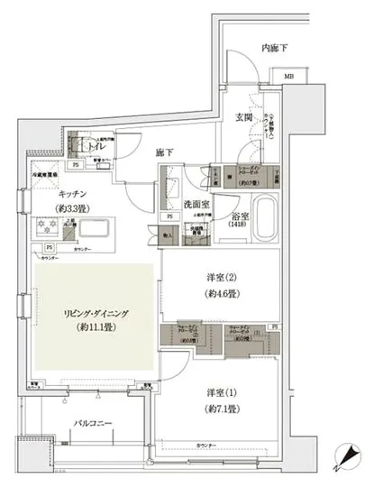プライムスタイル東日本橋 3F