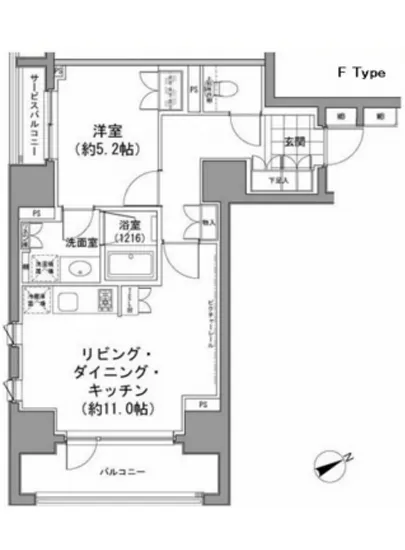 パークハビオ八丁堀 1006