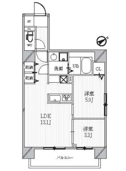 パークフラッツ蔵前 303