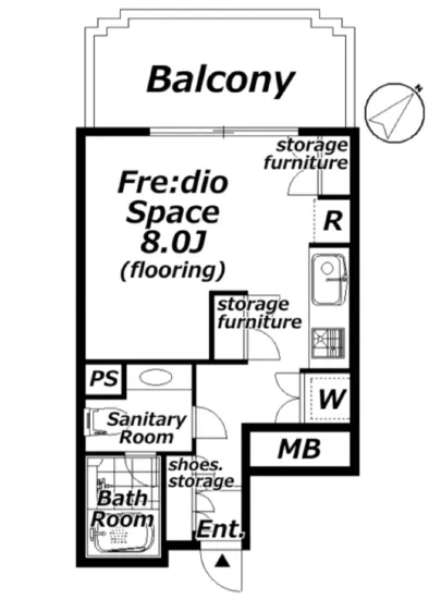 朝日白金台マンション 3F