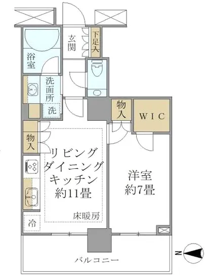 ブリリアタワー大崎 905