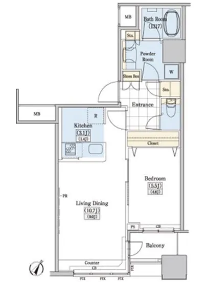 レジディアタワー上池袋 TW-501