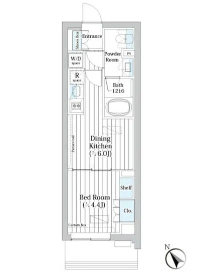ライオンズフォーシア築地ステーション 502