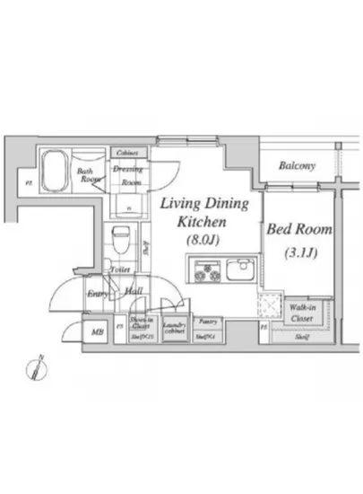 レジディア神田 602