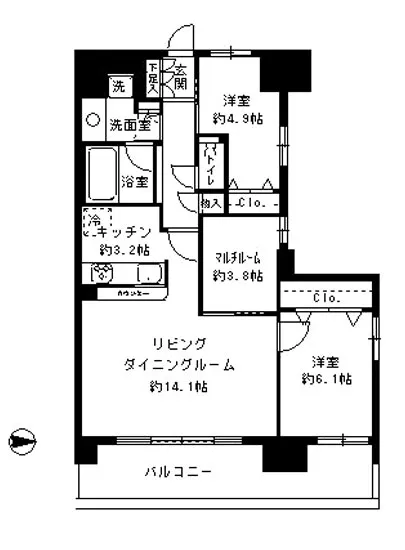 パークキューブ東品川 1501